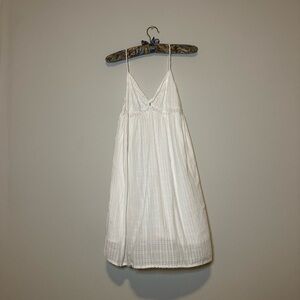 Zara Cream Textured Dress